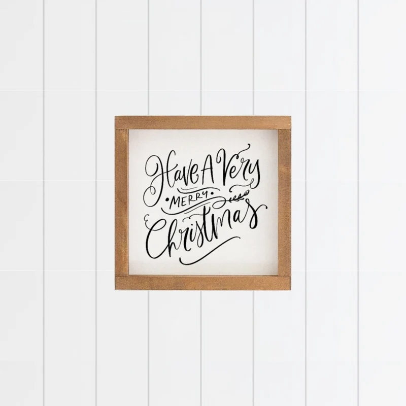 Landhaus Schild | Have a very merry christmas