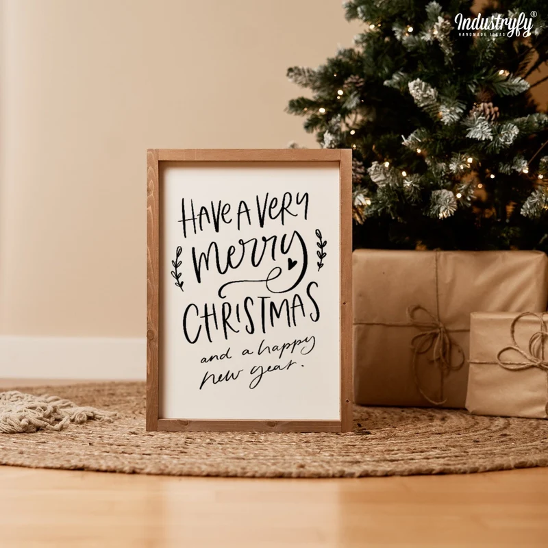 Landhaus Schild | Have a very merry christmas