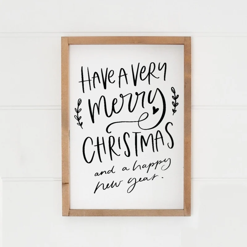 Landhaus Schild | Have a very merry christmas