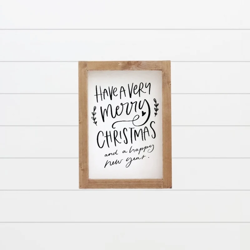 Landhaus Schild | Have a very merry christmas