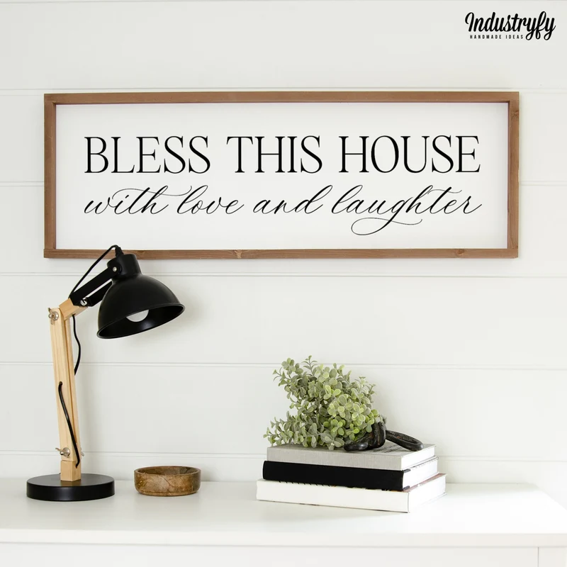Landhaus Schild | Bless this house No1