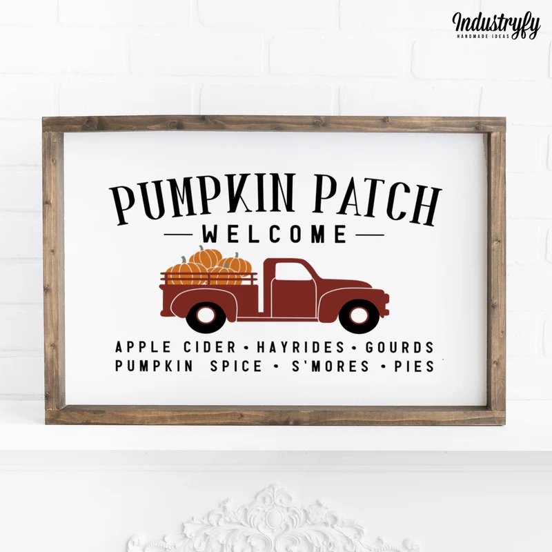 Landhaus Schild | Pumpkin Patch Truck