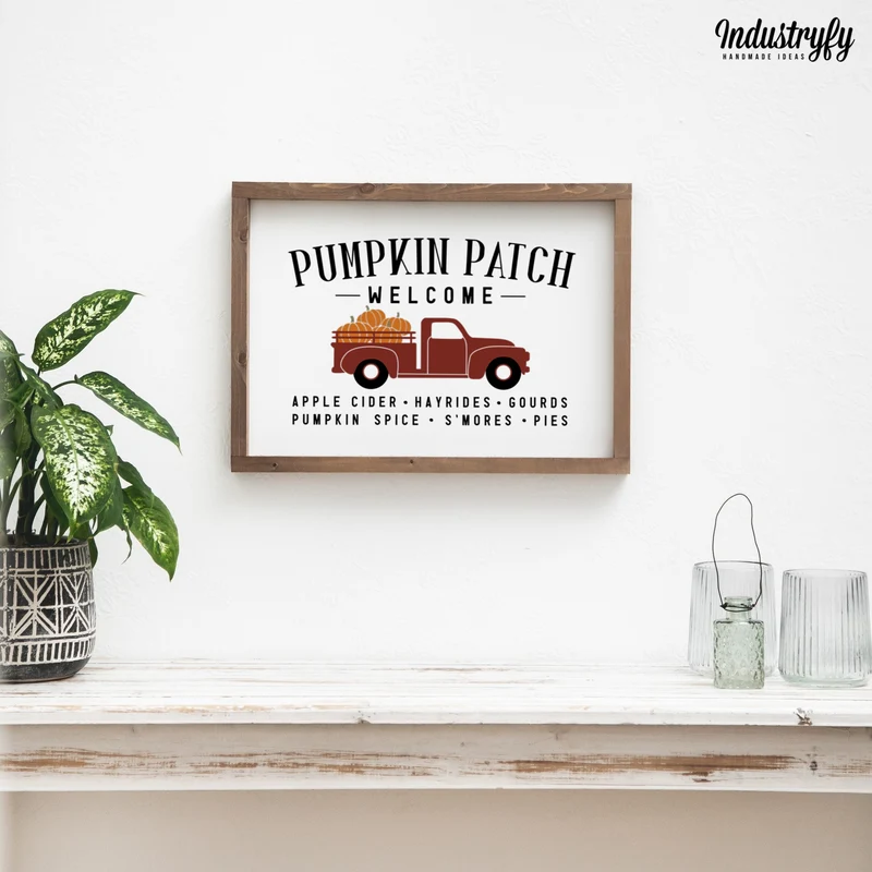 Landhaus Schild | Pumpkin Patch Truck