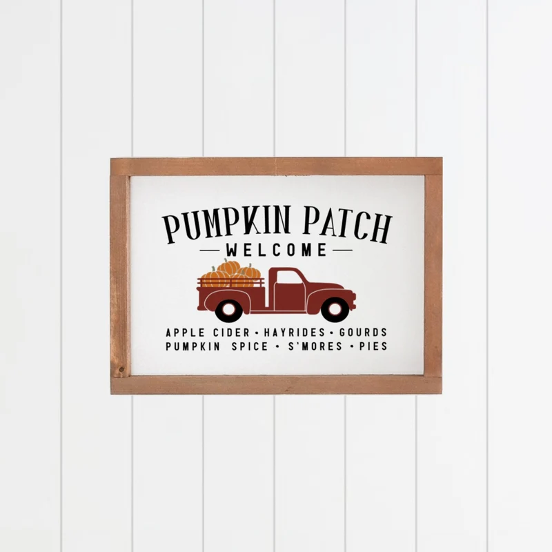 Landhaus Schild | Pumpkin Patch Truck