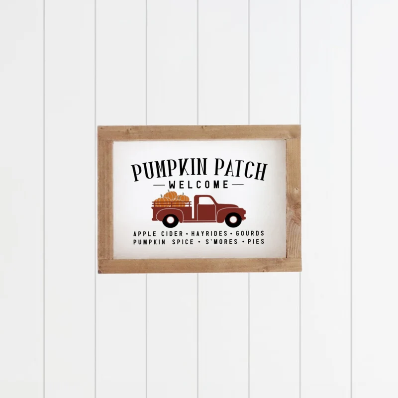 Landhaus Schild | Pumpkin Patch Truck