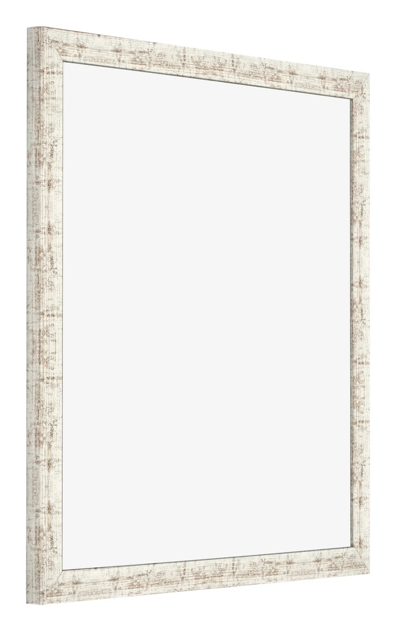 Bilderrahmen 70x70 cm - Weiß Vintage - MDF - Bologna