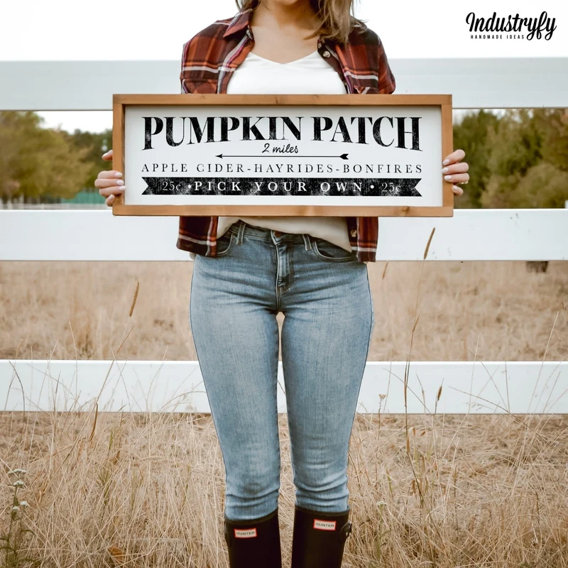 Landhaus Schild | Pumpkin Patch
