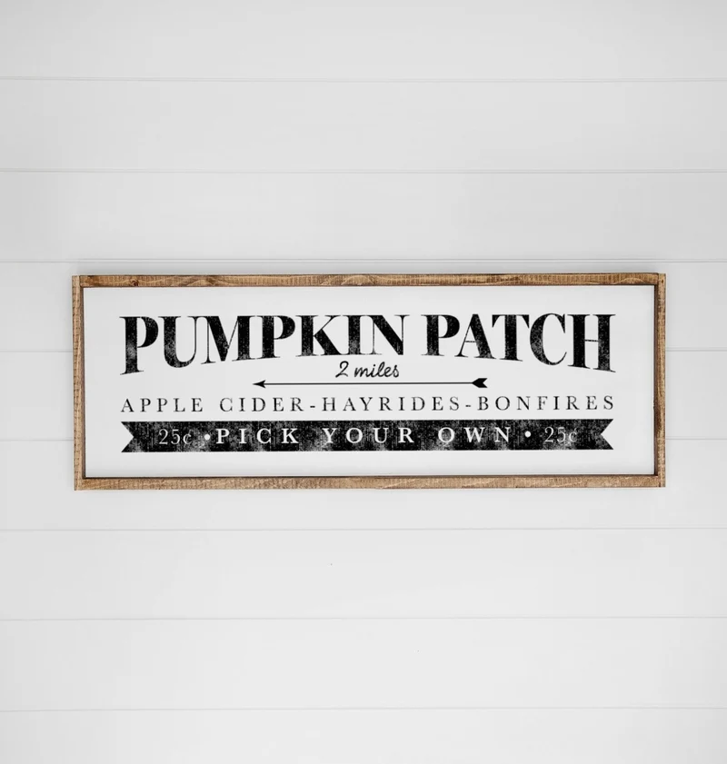Landhaus Schild | Pumpkin Patch