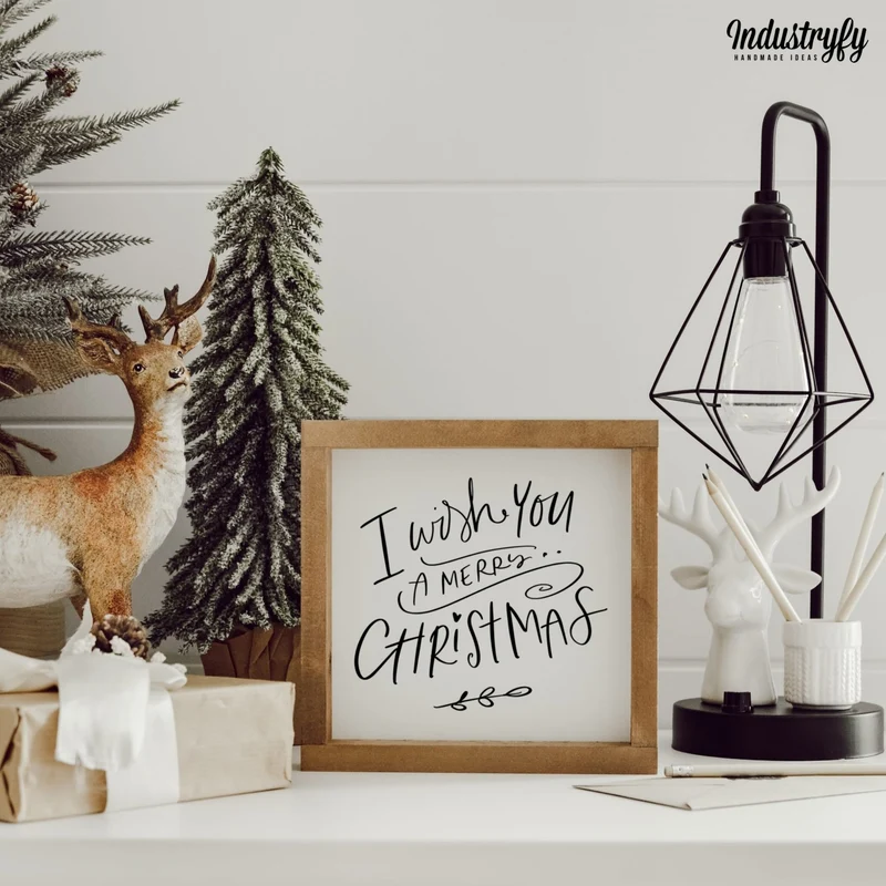 Landhaus Schild | I wish you a merry christmas