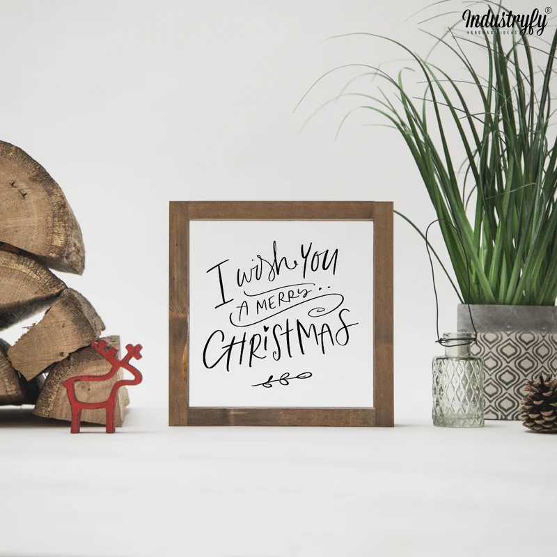 Landhaus Schild | I wish you a merry christmas