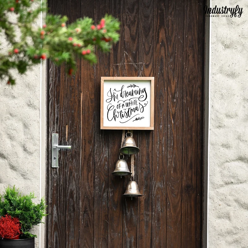 Landhaus Schild | White christmas