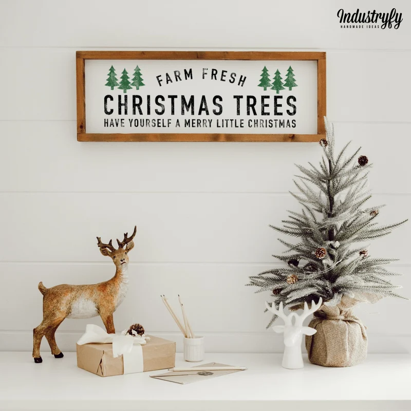 Landhaus Schild | Christmas Trees