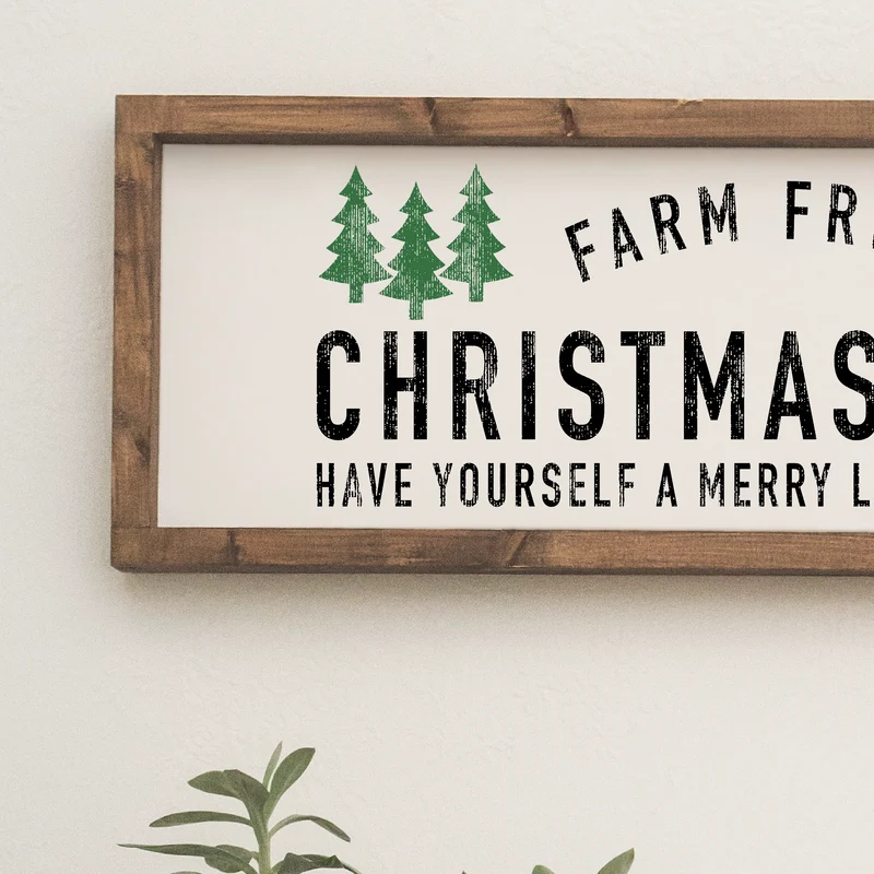 Landhaus Schild | Christmas Trees