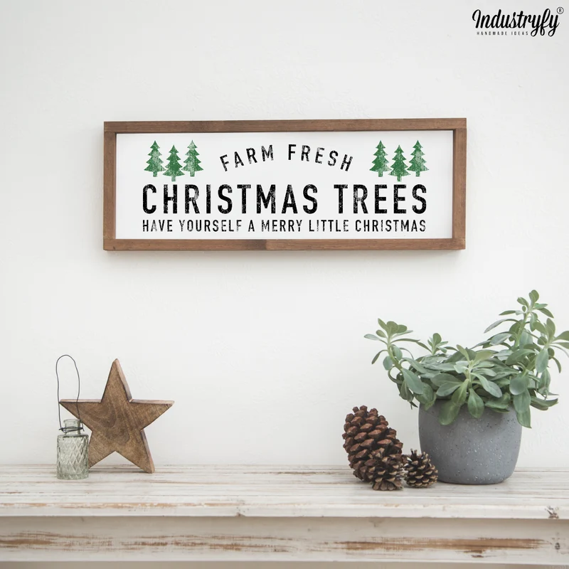 Landhaus Schild | Christmas Trees