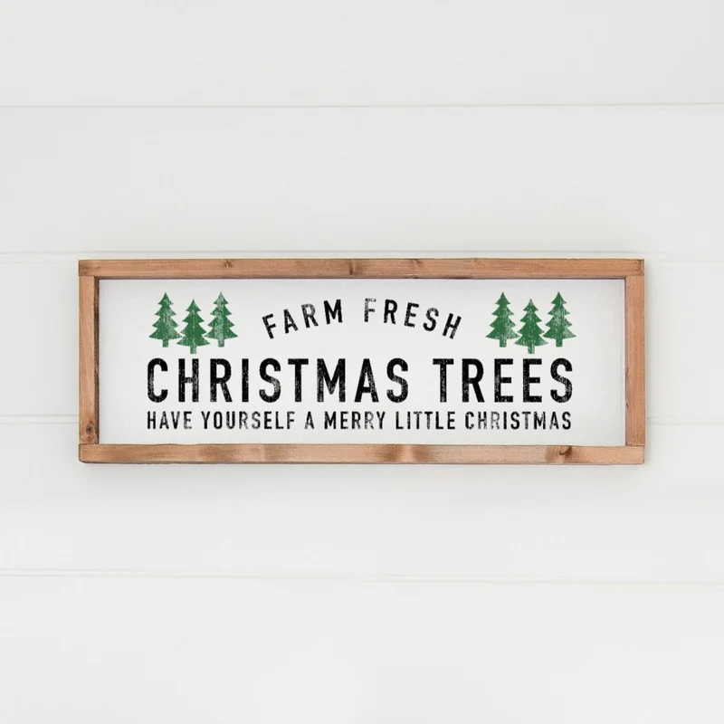 Landhaus Schild | Christmas Trees