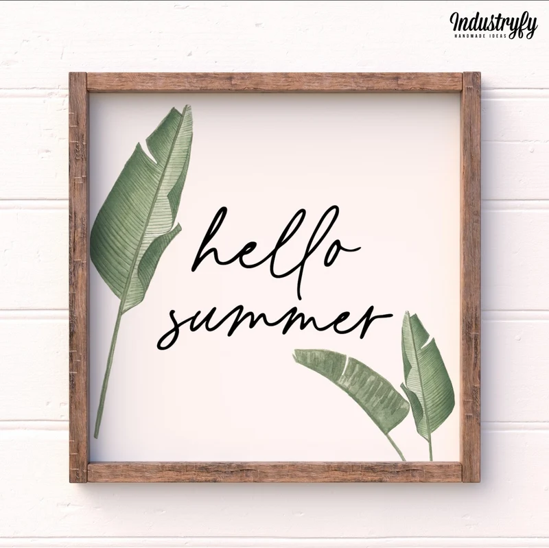 Landhaus Schild | Hello summer