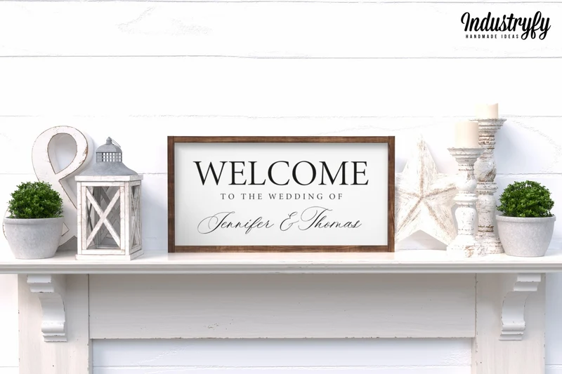 Landhaus Schild | Welcome to the wedding