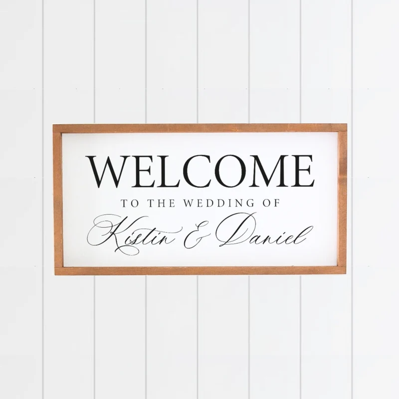 Landhaus Schild | Welcome to the wedding