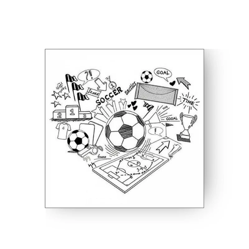Papierserviette M - Soccer