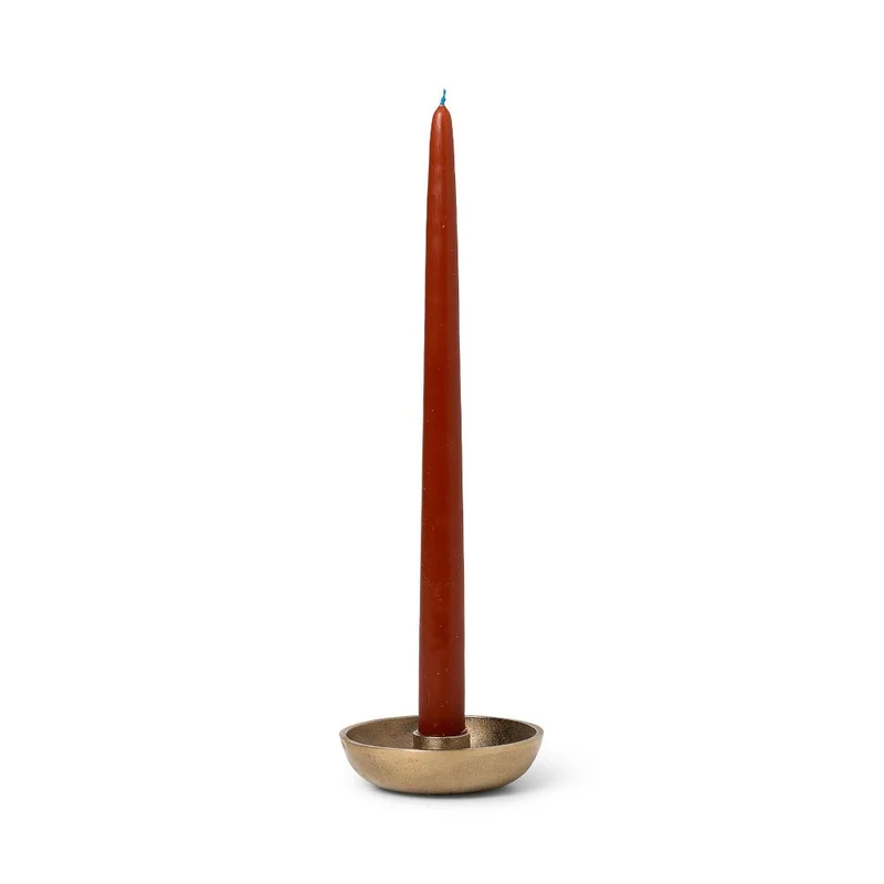 Bowl Kerzenhalter Single Messing - ferm LIVING