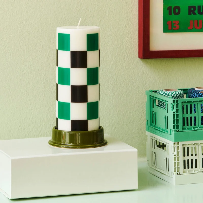 Column Candle Stumpenkerze - HAY