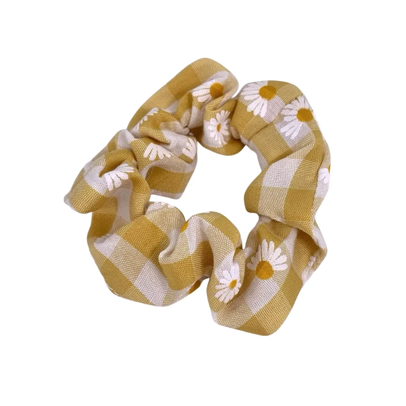 Scrunchie - Haargummi - Daisy - versch. Farben