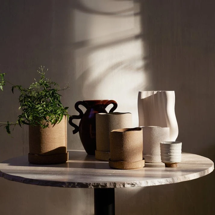 Blumentopf Uneru Pot Grau 13cm - ferm Living