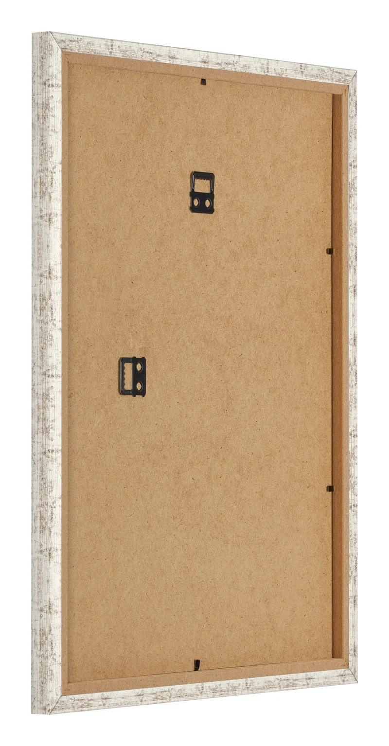 Bilderrahmen 75x98 cm - Weiß Vintage - MDF - Bologna