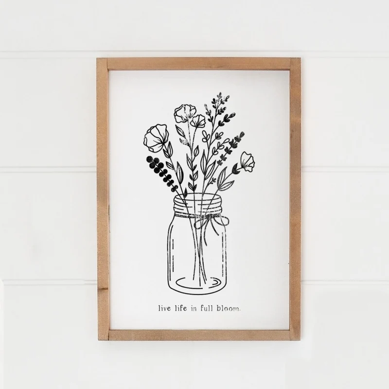 Landhaus Schild | Live life in full bloom