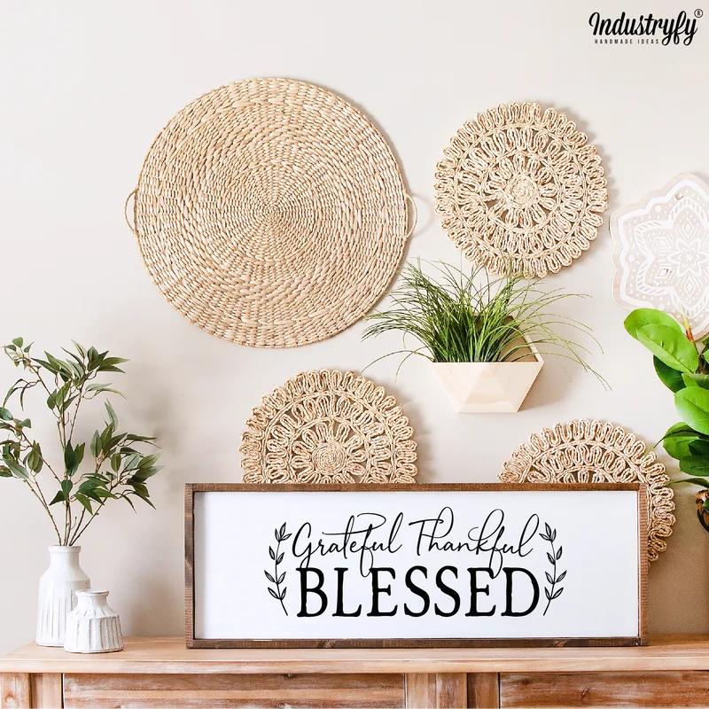 Landhaus Schild | Grateful, Thankful, Blessed
