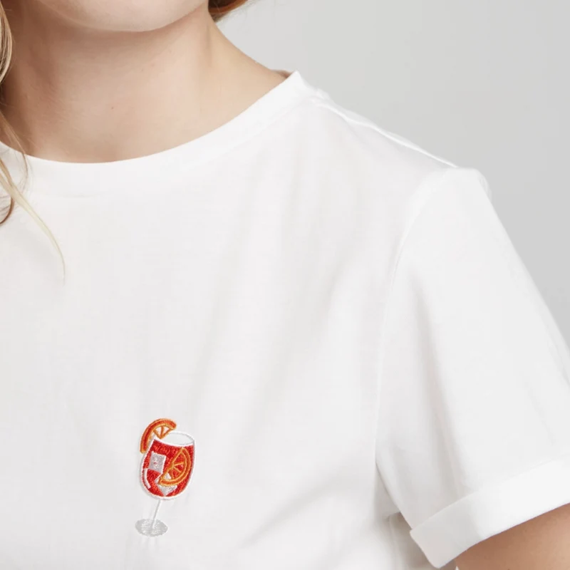T-Shirt - COCKTAIL - bestickt