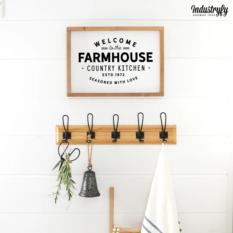 Landhaus Schild | Welcome to the Farmhouse Country Kitchen