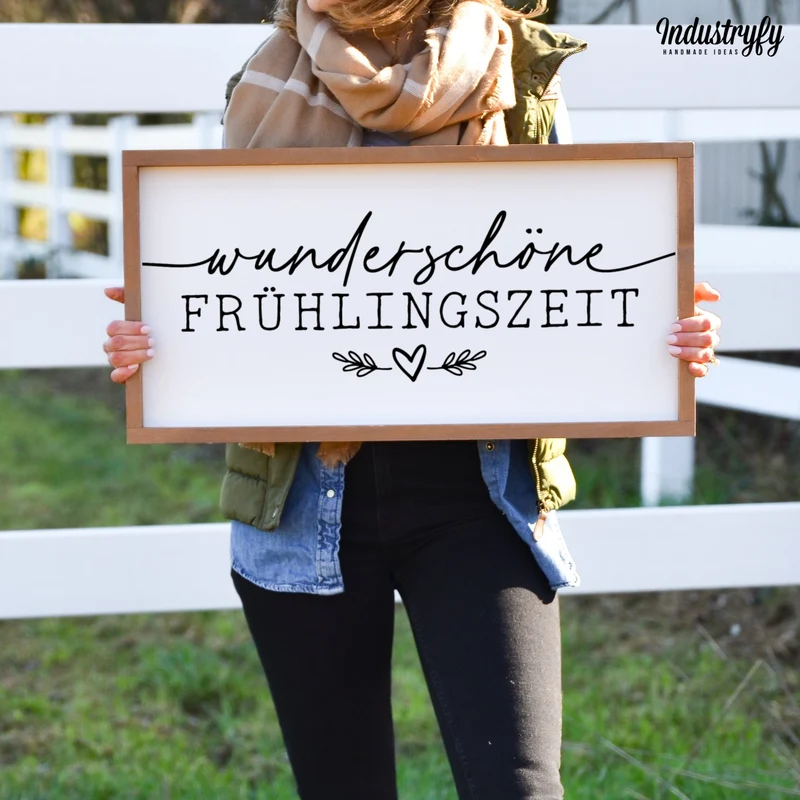 Landhaus Schild | Wunderschöne Frühlingszeit
