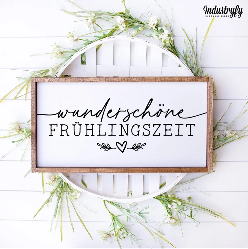 Landhaus Schild | Wunderschöne Frühlingszeit