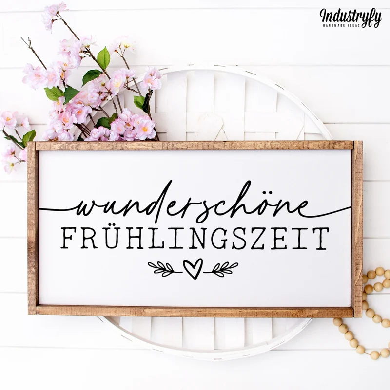 Landhaus Schild | Wunderschöne Frühlingszeit