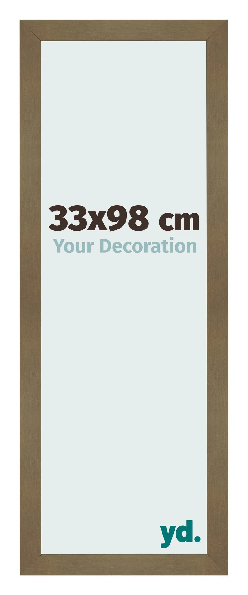 Bilderrahmen 33x98 cm - Bronze Dekor - MDF - Bologna