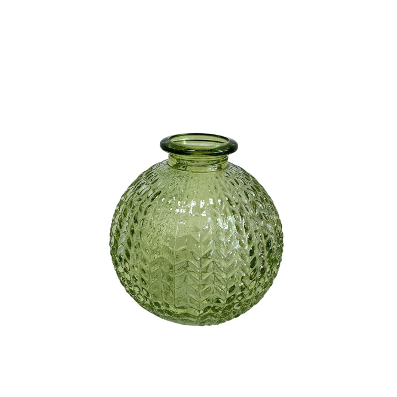 Glasvase Mini - Ranken - grün