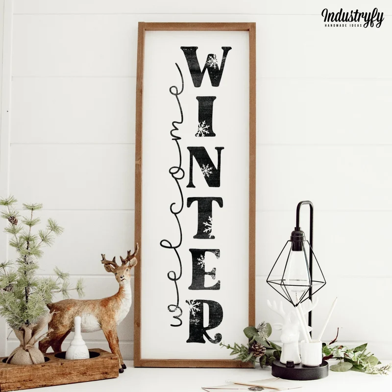 Landhaus Schild | Welcome Winter No1
