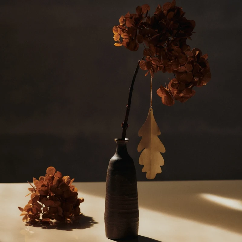 Oak Leaf Ornaments Christbaumschmuck Anhänger 4er-Set - ferm LIVING