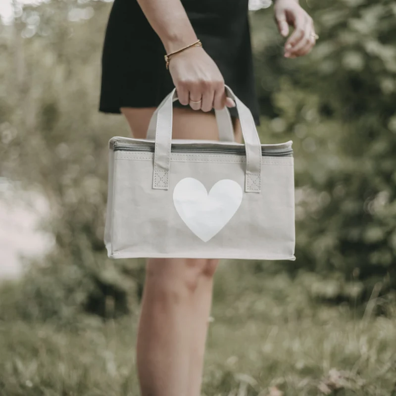 Kühltasche - Grau Herz