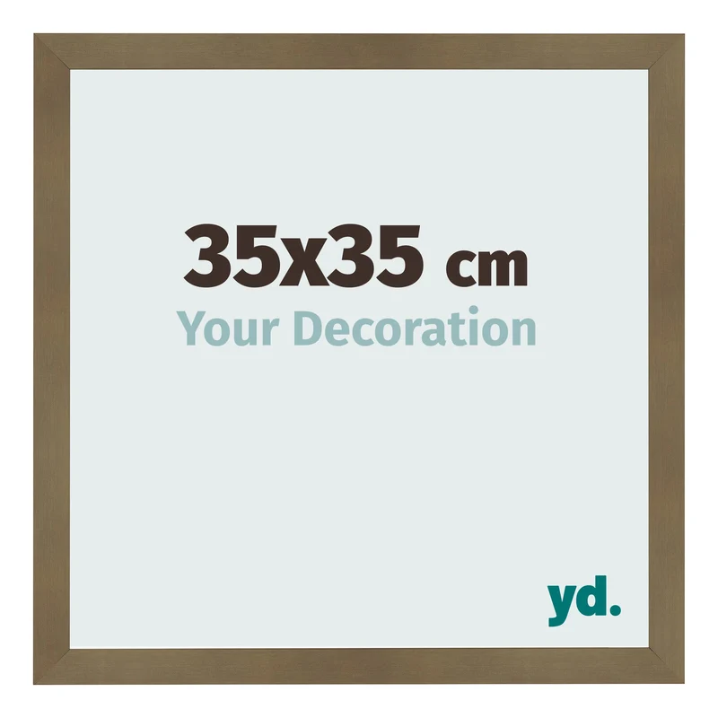 Bilderrahmen 35x35 cm - Bronze Dekor - MDF - Bologna