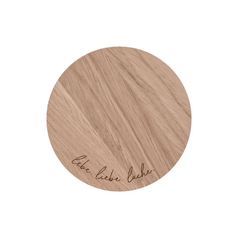 Untersetzer Holz - Lebe Liebe Lache