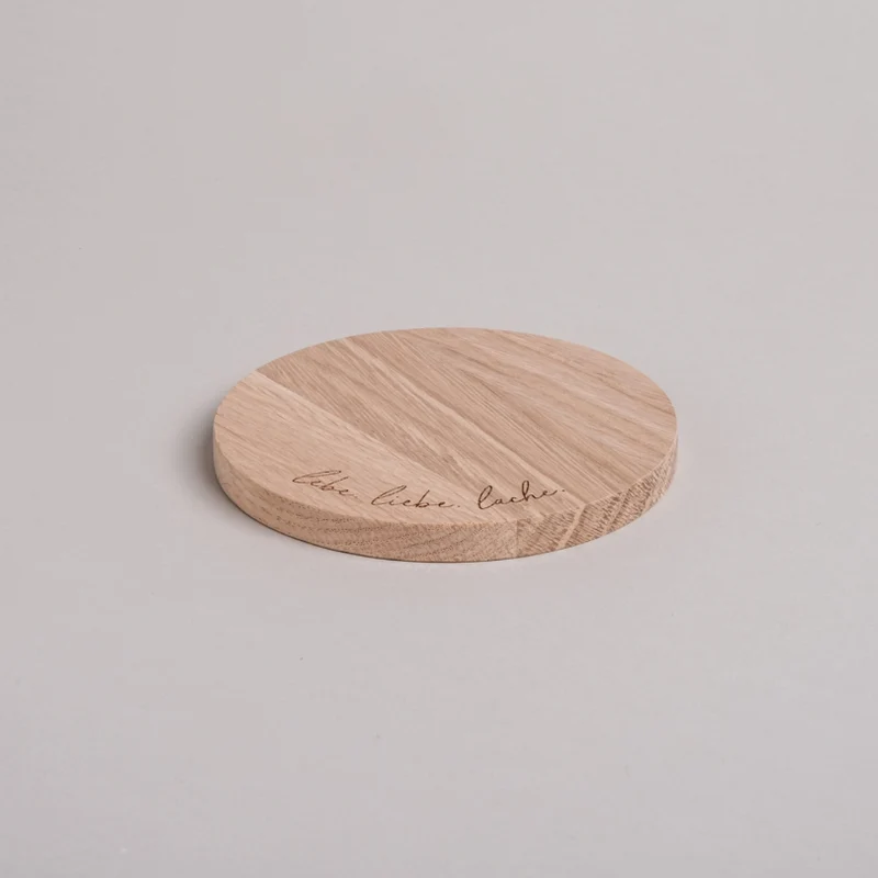 Untersetzer Holz - Lebe Liebe Lache