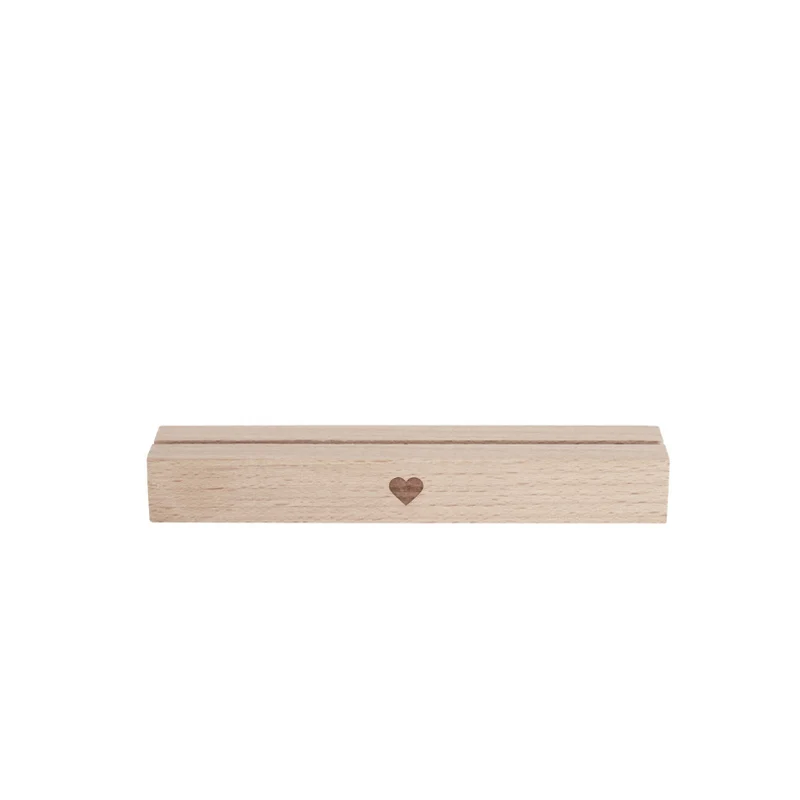 Kartenhalter - Natur Herz - 15cm
