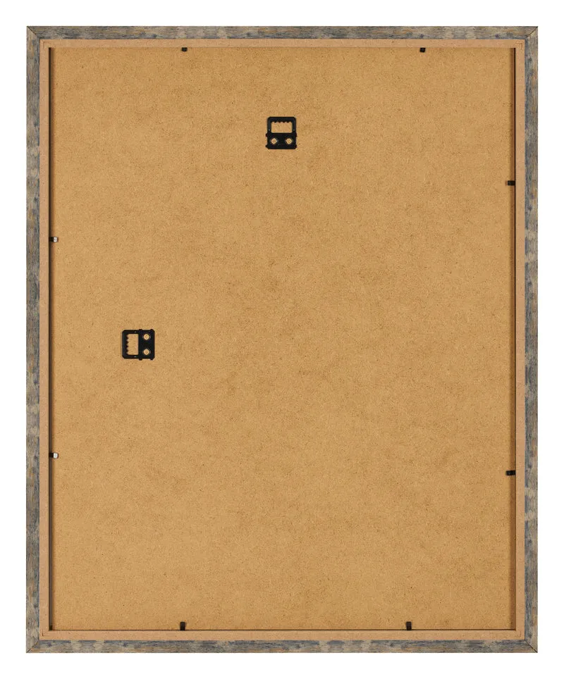 Bilderrahmen 36x49 cm - Blau Gold Meliert - MDF - Bologna