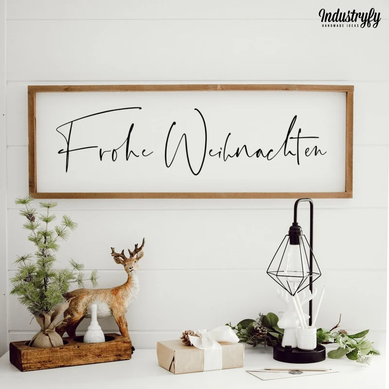 Landhaus Schild | Frohe Weihnachten