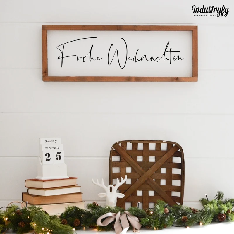 Landhaus Schild | Frohe Weihnachten