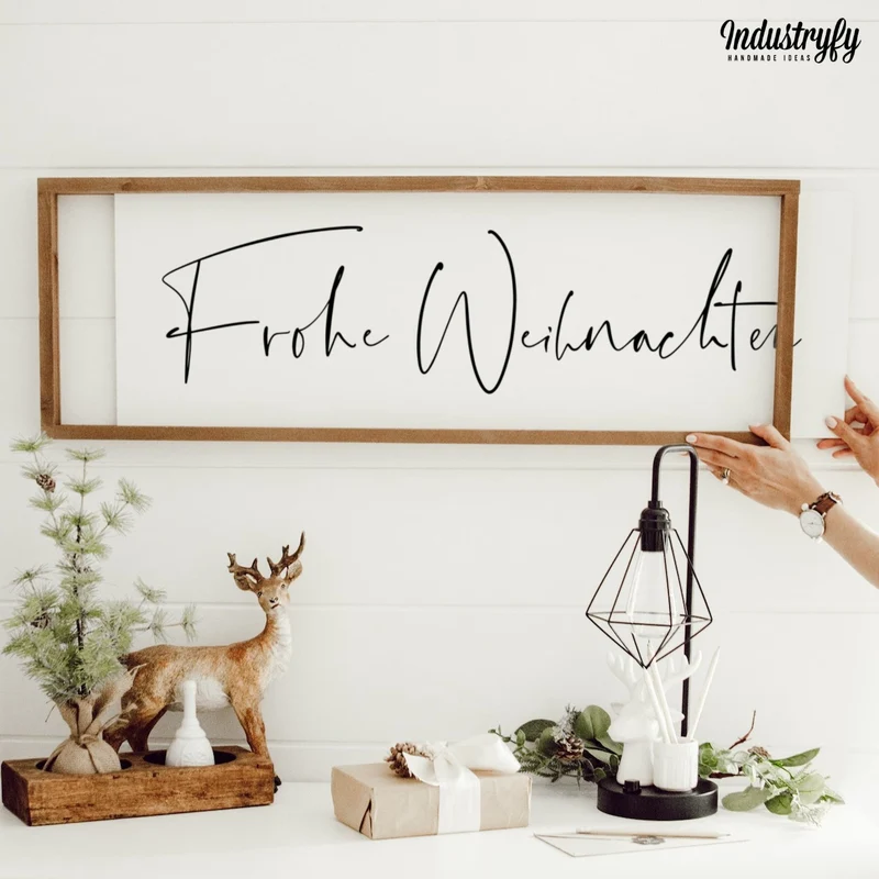 Landhaus Schild | Frohe Weihnachten