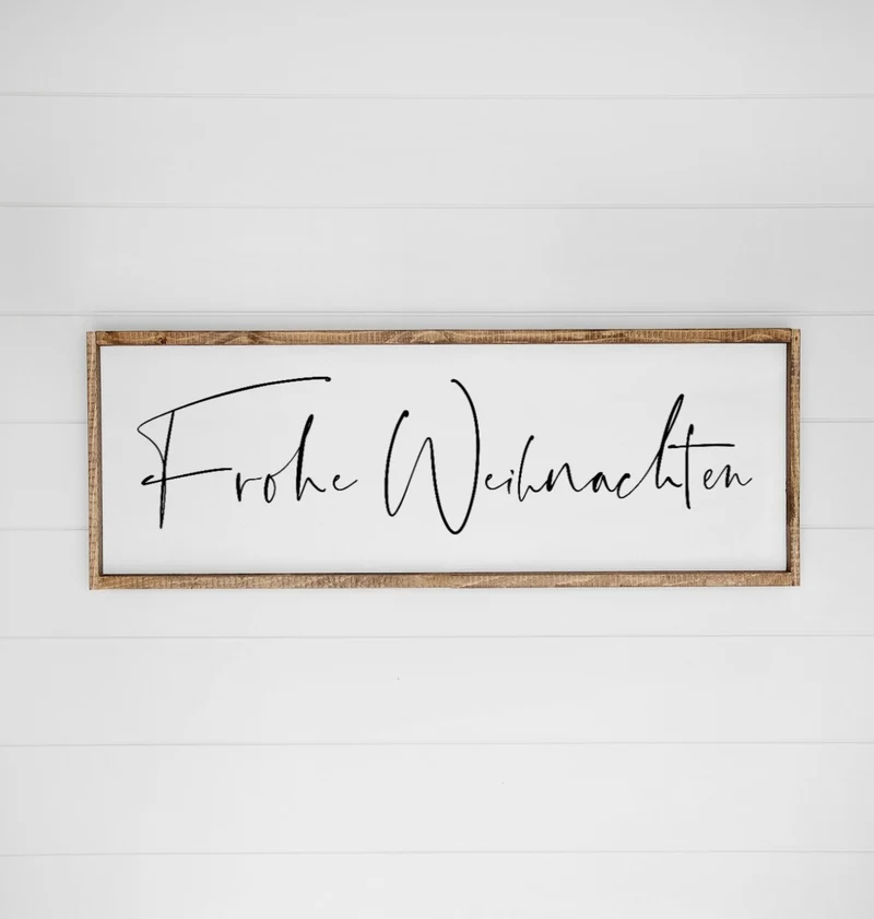 Landhaus Schild | Frohe Weihnachten