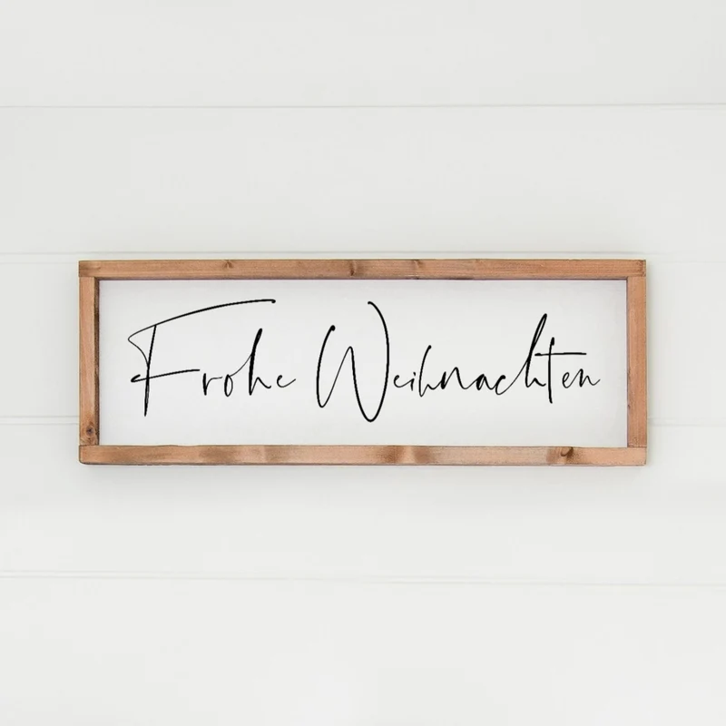 Landhaus Schild | Frohe Weihnachten